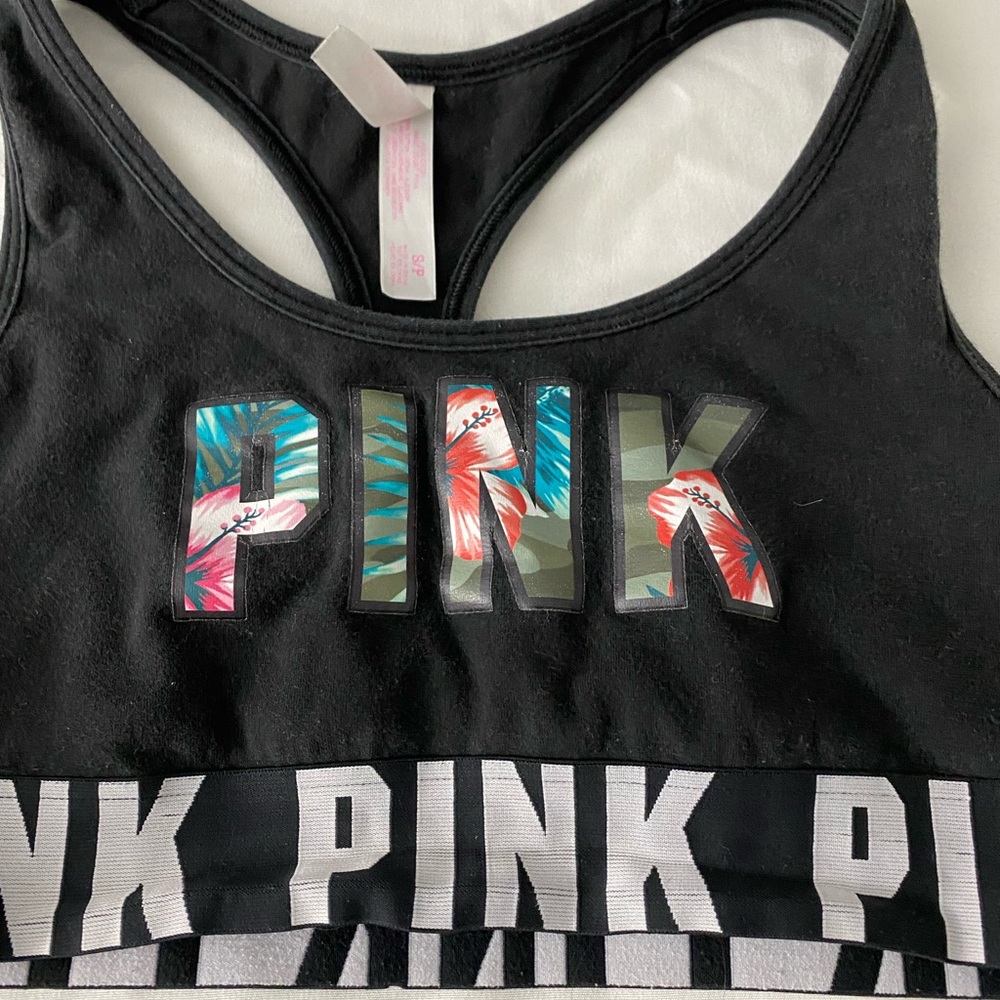 Victoria’s Secret PINK black Sport Bra - Picture 3 of 3